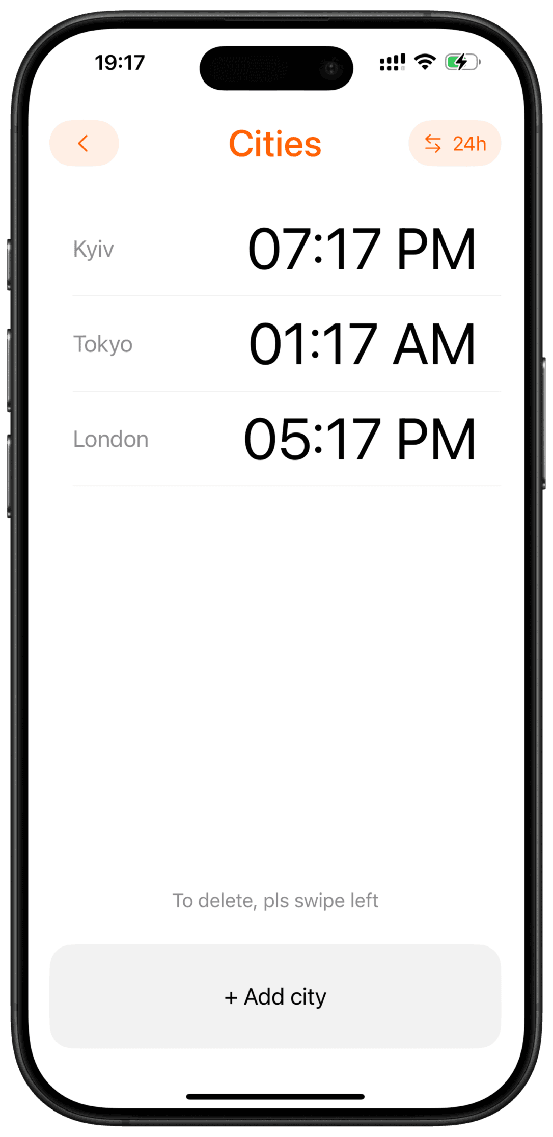 City comparison