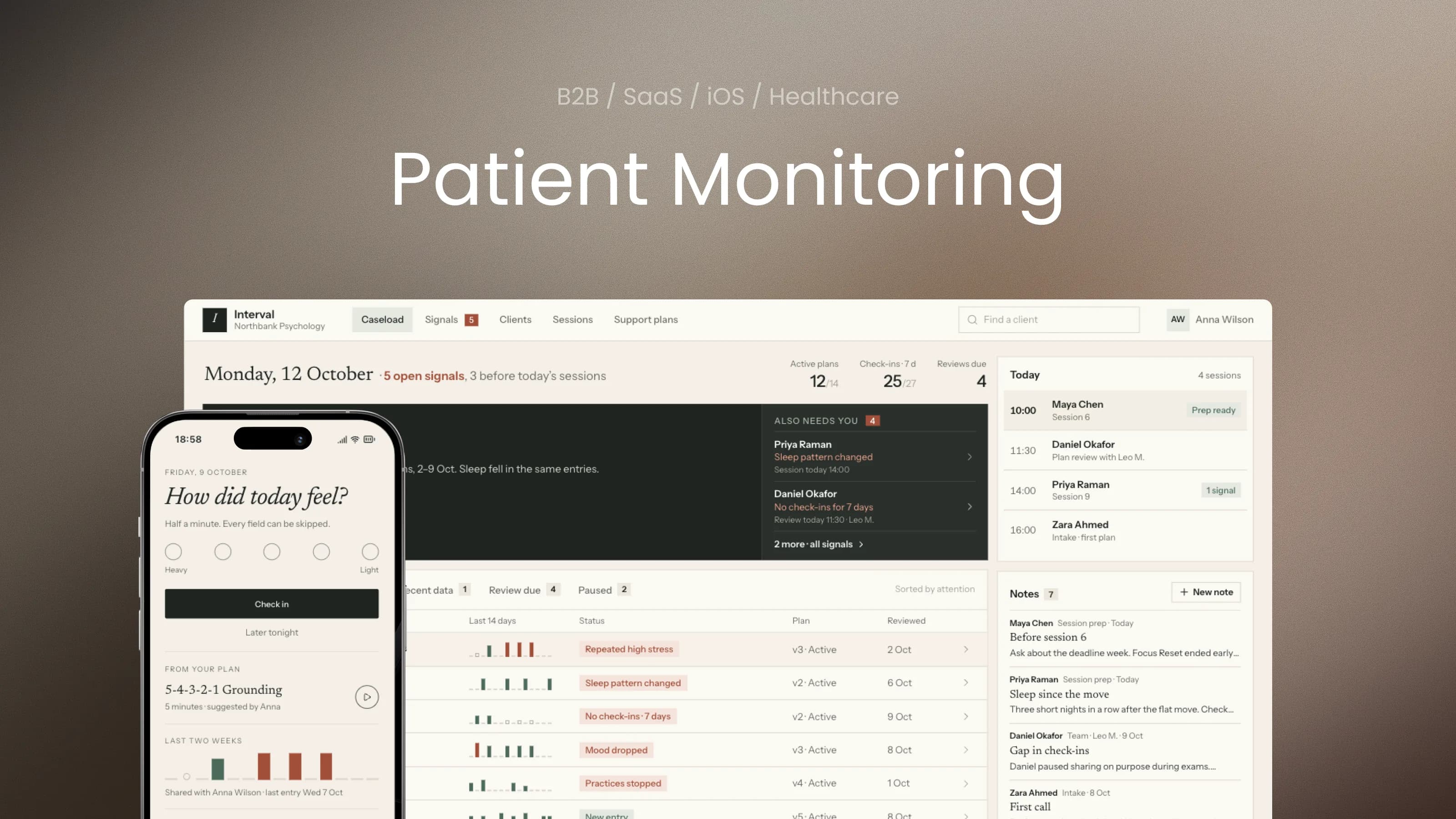 Client Monitoring & Support Plan